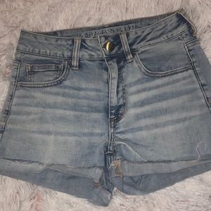 Denim shorts